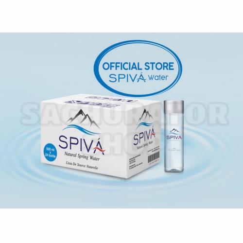 Jual 1 Dus Karton Air Minum Spifa Spiva Natural Spring Water 24 x 500 ...