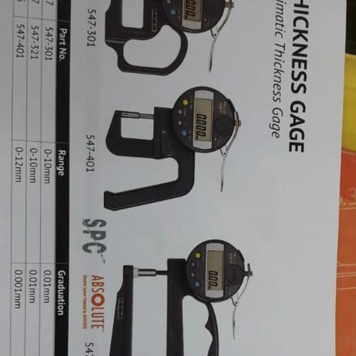 Jual Mitutoyo 547401 Thickness Gauge Digital 0,001mm Kota Tangerang