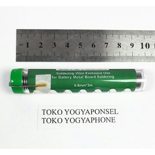 Gambar Soldering wire exclusive use for battery metal board timah solder dari yogyaponsel Kab. Bantul Tokopedia