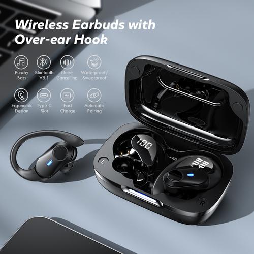 Jual TWS 5.1 Headset Bluetooth Wireless Sports Earphone Noise Reduction -  Kota Tangerang - Headphone Lenovo Indonesia | Tokopedia