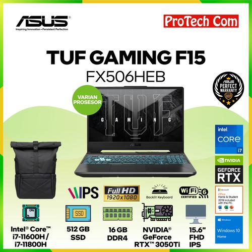 Promo ASUS TUF F15 FX506HE i7-11800H 