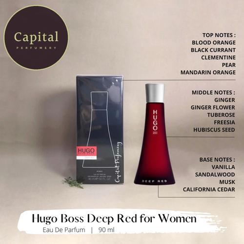 Jual Hugo Boss DEEP RED For Women EDP 90 ml Kota Tangerang