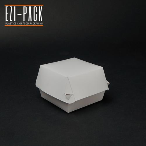 Jual Paper Box Burger/Roti White - Lunch Box, Takeaway Box, Box Roti ...