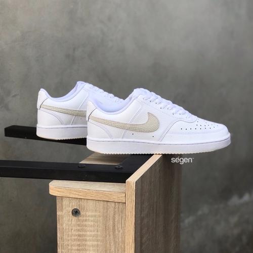 Jual NIKE CLASSIC COURT VISION LOW LEATHER WHITE BLACK ORIGINAL -  White/Sail, 39 - Kab. Bantul - segenshoes | Tokopedia