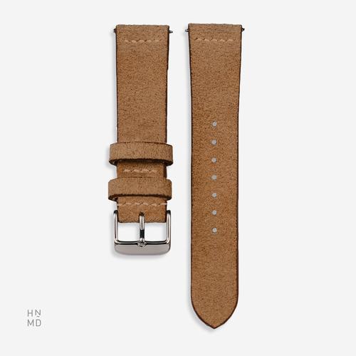 Jual Premium Handmade Leather Strap / Tali Jam Kulit Suede Rustic