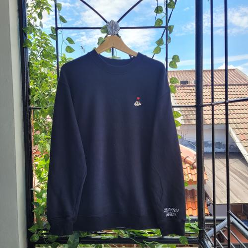 Jual thrift crewneck oversize sweater 