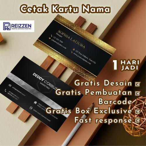 Gambar Cetak kartu nama 2 sisi custom bisnis olshop gratis desain lurus lgkng - Cetak 1 sisi, Tanpa laminasi dari Rezen Print Jakarta Timur Tokopedia