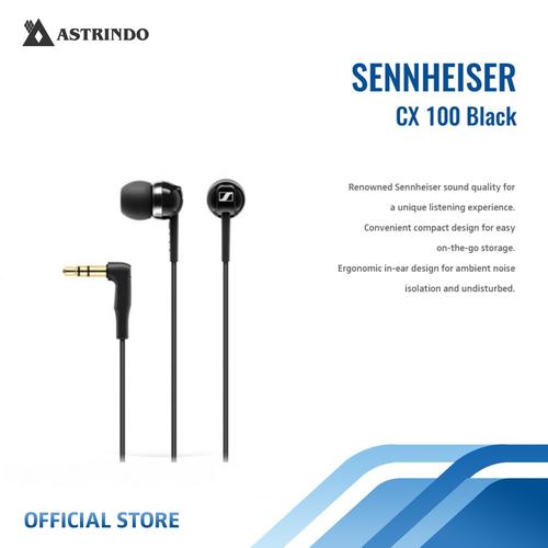 Promo Sennheiser CX 100 BLACK - Jakarta Utara - AST Official Store |  Tokopedia