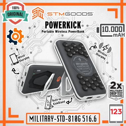 Jual Portable Wireless PowerBank 10000mAH STM PowerKick Turbo Fast
