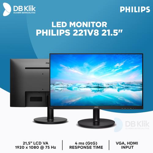 Jual LED Monitor PHILIPS 221V8 21.5 
