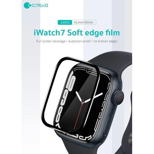 Jual Anti gores Apple watch 7 45mm 41mm soft edge POLYMER IWATCH COTEetCI -  size 45mm - Jakarta Barat - COTECi OFFICIAL STORE | Tokopedia