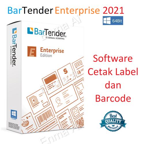 Jual Bartender Enterprise 2021 Software Cetak Label Barcode QR Kota