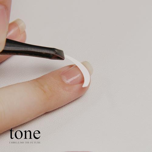 Gambar Manicure Nail Art Stiker Ujung Pita DIY Alat Stencil 240 Pcs dari Tone Official Kab. Bandung Tokopedia