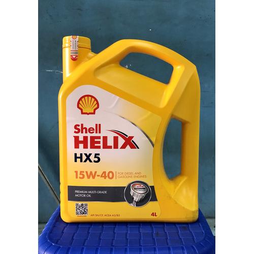 Gambar Oli Shell Helix HX5 15W-40 4 Liter dari TEPAN ORIGINAL SHOP Kota Surabaya Tokopedia