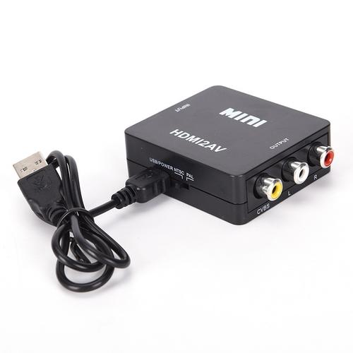Jual HDMI2AV Converter Mini Adapter HDMI To AV RCA CVBS 1080P HD Video