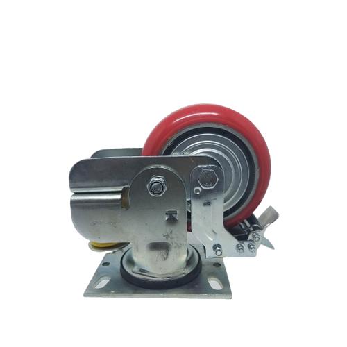 Jual Roda Troli / Troly / Trolley PU OSAKA Heavy Duty Spring 6