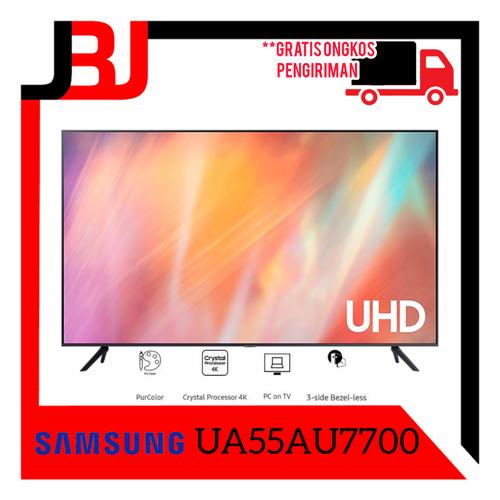 Jual SAMSUNG SMART TV 55 INCH UA55AU7700 LED TV 4K AU7700 55" 55AU7700