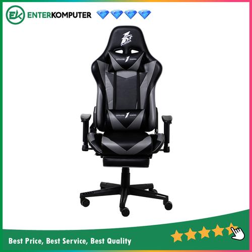 Gambar 1STPLAYER GAMING CHAIR FK3 - BLACK GRAY - With Foot Rest - Comfort dari Enter Komputer Official Jakarta Pusat Tokopedia