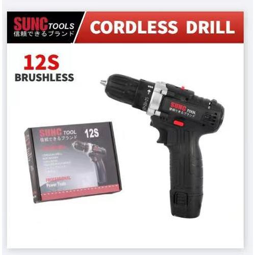 Baterai JLD Hitam 12S Cordless Drill 