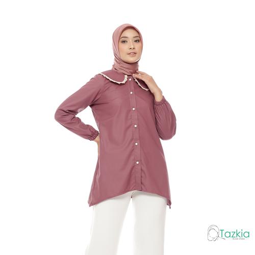 Gambar Atasan Muslim Wanita | Navia Blouse Mauve | Toyobo | Tazkia Hijab - M dari Tazkia Hijab Store Kota Bandung Tokopedia