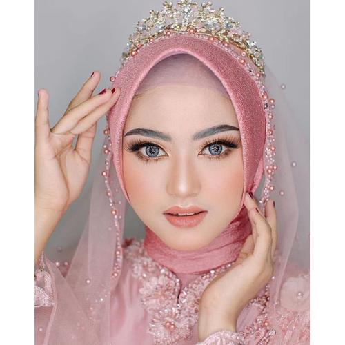 Jual Jilbab Pengantin Organza Segiempat/kerudung pesta/jilbab segiempat