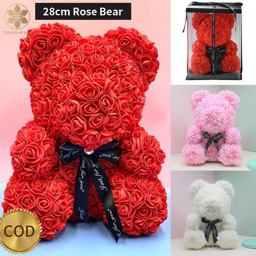 Rose Bear Boneka Beruang Bunga Mawar 