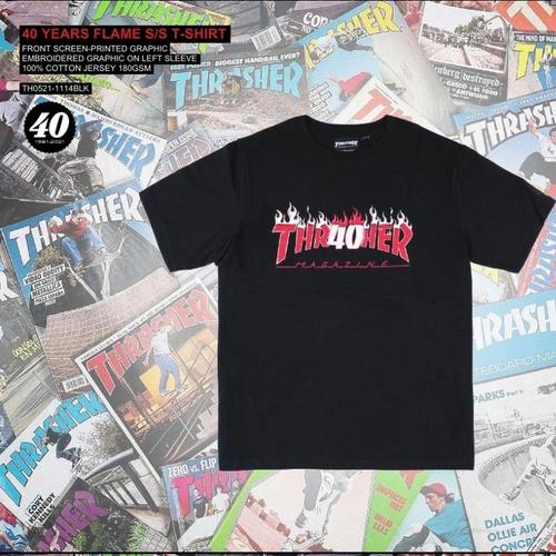 Jual Kaos Pria Thrasher 40 Years - Kota 