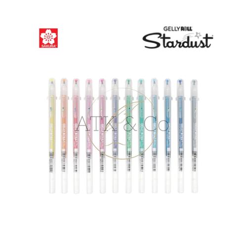 Sakura Gelly Roll Stardust Pens - Green Sparkle 0.5mm Bulk Pack