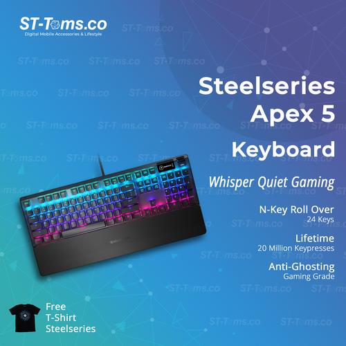 Hybrid mechanical gaming keyboard 