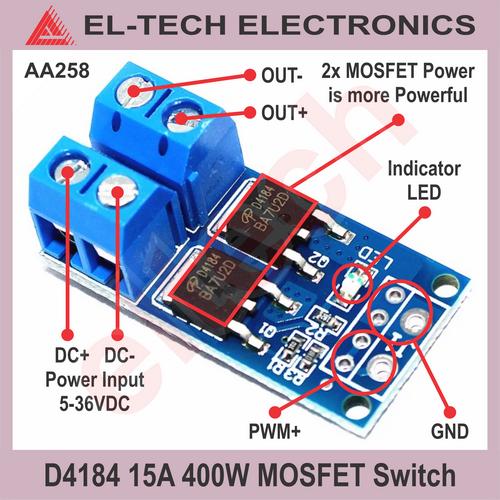 Jual MOSFET Switch Control Driver Module Replacement RELAY 100V 10A 