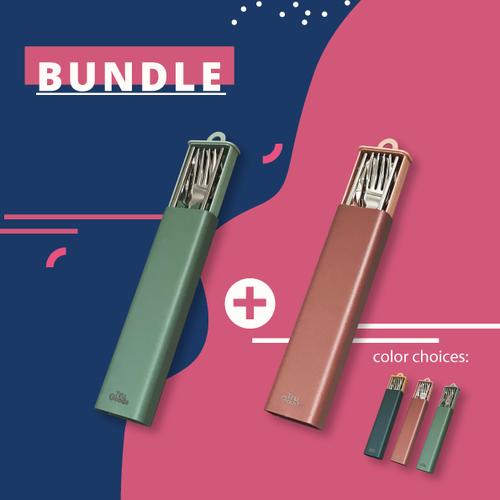 Foto Produk Cutlery Set Pocket / Alat makan set Tru Goods Bundle - 2 pcs dari Tru_Goods