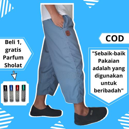 Foto Produk CELANA SIRWAL CINGKRANG PANGSI ISBAL PRIA COWOK COWO MUSLIM MURAH - Abu-abu dari lakutoo