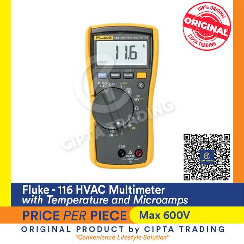Jual Fluke 116 HVAC Multimeter with Temperature and Microamps Jakarta Barat Cipta Trading
