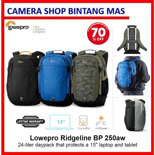 Foto Produk Lowepro RidgeLine BP 250 AW - Biru dari Camera Shop Bintang Mas
