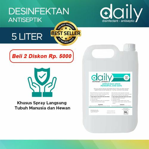 Foto Produk Disinfektan Best Seller Daily Regular Refill 5L dari ihsan's store