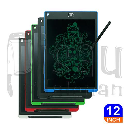 Jual LCD Writing & Drawing Tablet Mono Color 12 Inch Papan Tulis Anak