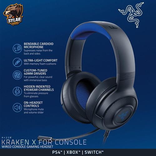 Promo Razer Kraken X For Console Ultralight 7.1 Surround Gaming Headset -  Jakarta Pusat - Sylar Gaming Solution | Tokopedia