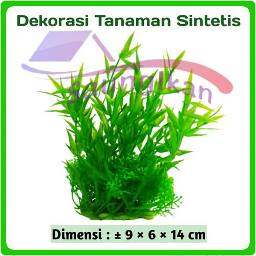 Foto Produk Dekorasi Hiasan Aquarium Replika Tanaman Plastik mix M - 535 dari saungikan juga