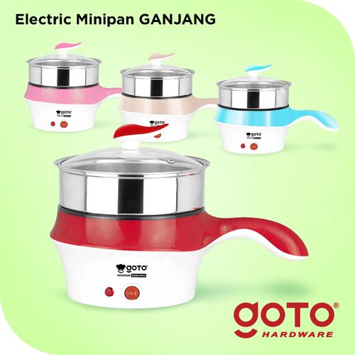 Foto Produk Goto Ganjang Panci Listrik Elektrik Fry Pan Serbaguna Portable - Merah dari GOTO Hardware