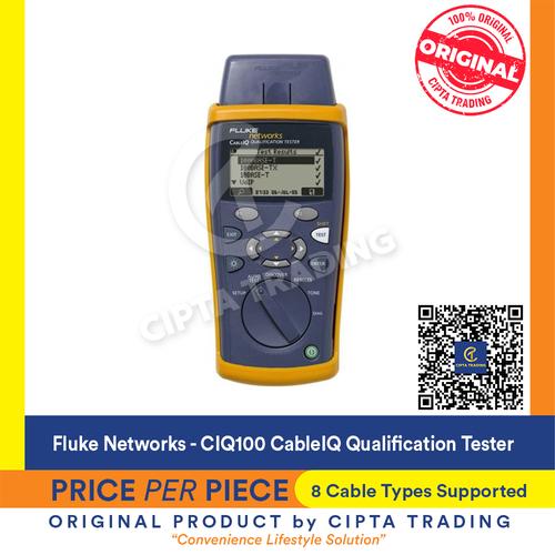 Jual Fluke Network CableIQ Qualification Tester CIQ100 Jakarta Barat
