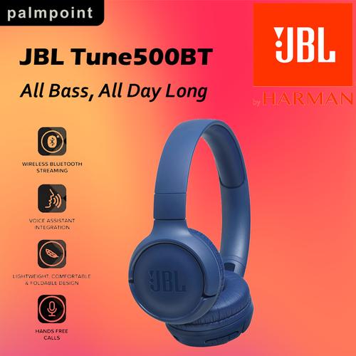 Jual JBL T500BT Bluetooth Headphone Wireless Tune 500 BT Original Resmi IMS  - Biru - Jakarta Selatan - PalmPoint | Tokopedia