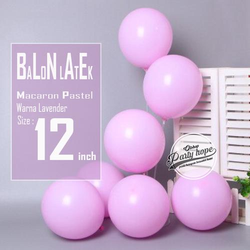Foto Produk Balon macaron LAVENDER / Balon Latex pastel / Balon pastel LAVENDER dari PARTY HOPE 2