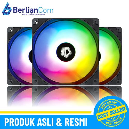 Gambar IDCOOLING ID-COOLING XF-12025-ARGB TRIO 120mm ARGB Sync PWM Fan dari BerlianCom Kota Surabaya Tokopedia
