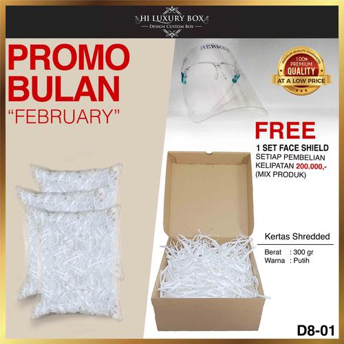 Foto Produk Shredded Paper | Kertas Potong | Kertas Murah | Packaging | Accesories - D8-01 dari Hi Luxury Box