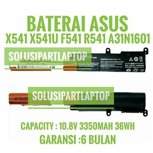 Foto Produk BATERAI A31N1601 ASUS X541 X541N X541NA X541S X541UA X541UV F541UA dari SolusiPartLaptop