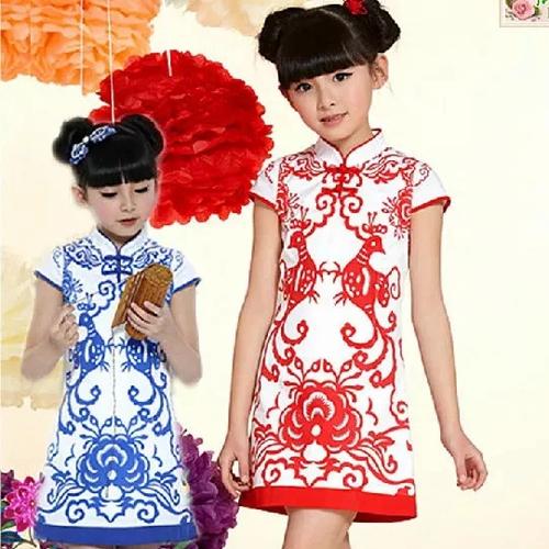 Gambar CHEONGSAM QIPAO ANAK UNTUK ACARA PESTA BATIK PREMIUM - Merah, 2 dari MadisonShop Jakarta Barat Tokopedia