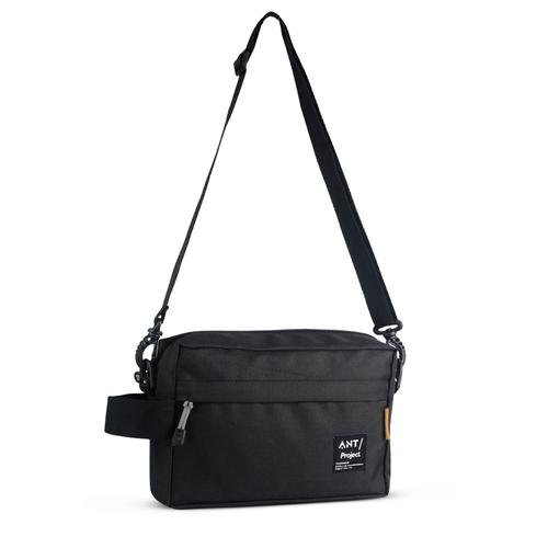 Foto Produk ANT PROJECT - Tas Selempang Pouch ANT302 Tas Handbag Distro / Vape Bag - Hitam dari Ant Project Official