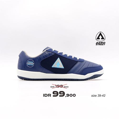 Foto Produk Aerostreet 39-42 Jupiter Navy - Sepatu Sport Futsal Aero Street 21AA29 - 39 dari Aerostreet