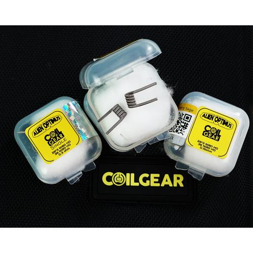 Foto Produk Coil Gear Alien Optimus Single Ni80 1 Pasang 28Gx3+38G coil Wasp nano dari VapeOi