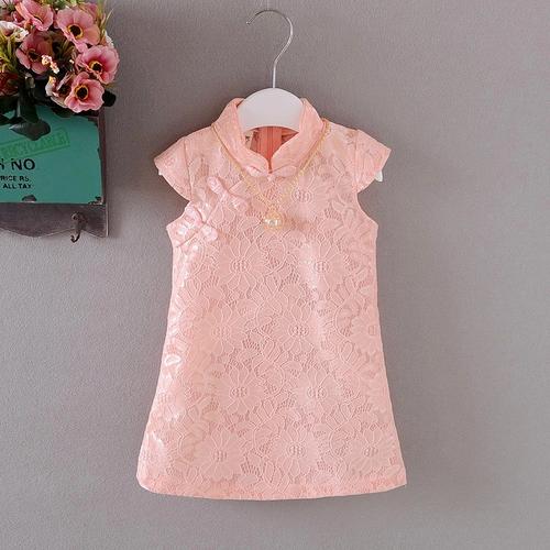 Gambar CHEONGSAM ANAK RENDA QIPAO PREMIUM KOSTUM IMLEK ANAK MURAH DRESS MERAH - Pink, 110 dari MadisonShop Jakarta Barat Tokopedia